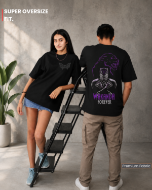 Black Panther Graphic Oversized T-Shirt