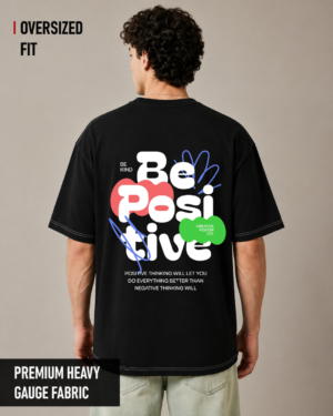 Positive Graphic Oversized T-Shirt