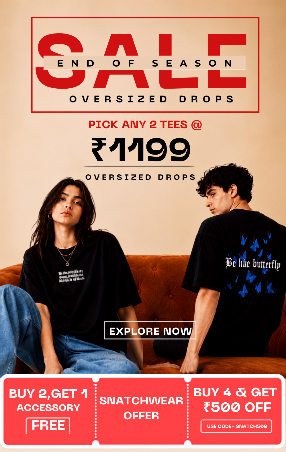 snatchwear mobile banner