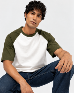 Premium Green Raglan T-Shirt