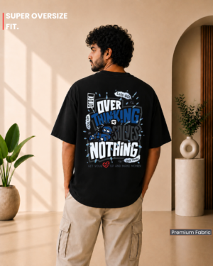 Overthinking Graphic Oversized T-Shirt