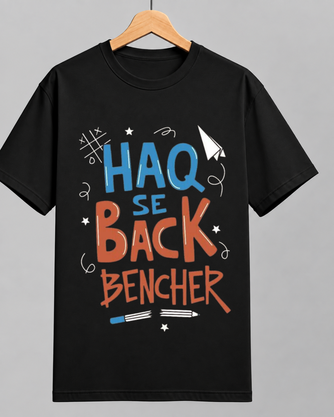 Haq Se Back Bencher Regular Fit T-Shirt.