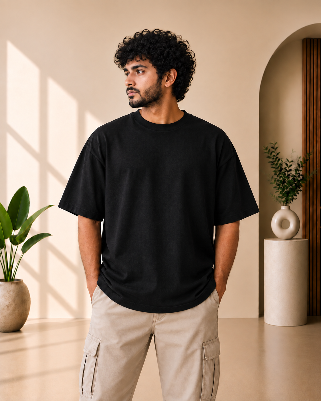 Conquer Graphic Oversized T-Shirt - Image 2